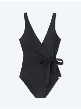 Summersalt The Perfect Wrap One-Piece Swimsuit in Size 14 Classic Sea Urchin